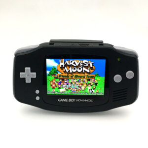 BLACK GBA Game Boy Advance Game Console with V2 iPS Backlight LCD MOD System