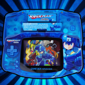 GBA Nintendo GAMEBOY Advance Console - High-Brightness Color Screen Featuring Mega Man